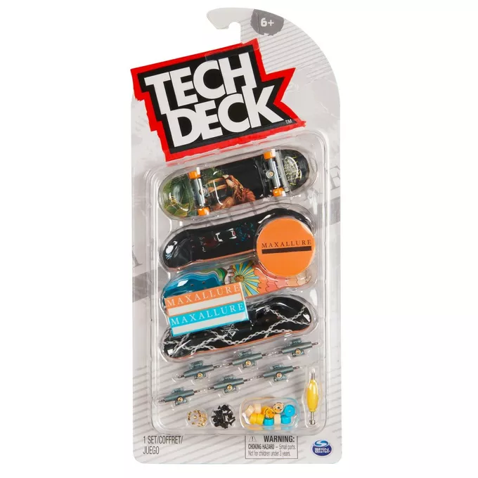 Spin Master Zestaw Tech Deck fingerboard 4-pak asortyment