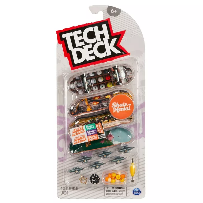 Spin Master Zestaw Tech Deck fingerboard 4-pak asortyment