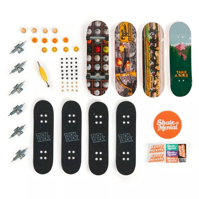 Spin Master Zestaw Tech Deck fingerboard 4-pak asortyment