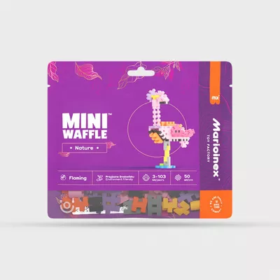 Marioinex Klocki Mini Waffle Nature - Flaming 50 elementów