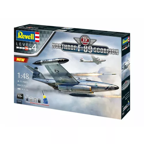 Revell Zestaw upominkowy 75th Anniversary Northrop F-89 Scorpion F 1/48