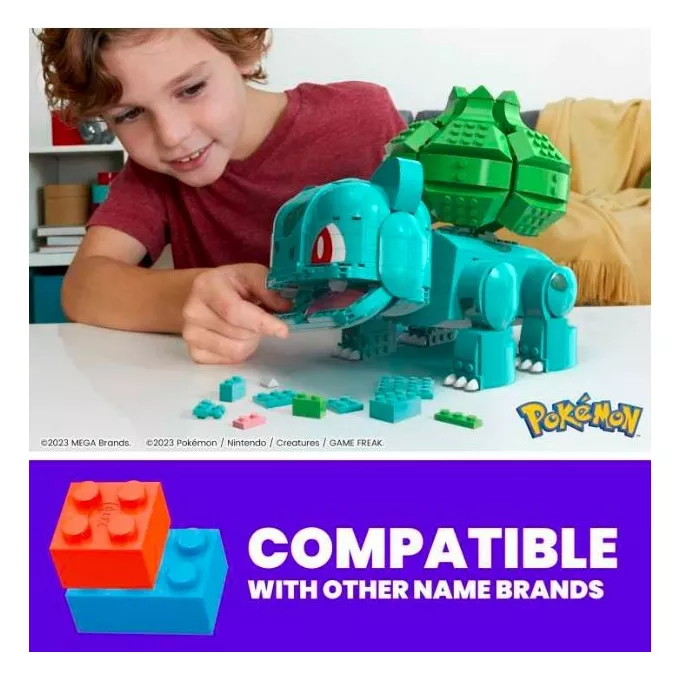 Mega Bloks Klocki MEGA Pokemon Duży Bulbasaur