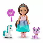 ZURU Sparkle Girlz Lalka Księżniczka 4,7 cala ze zwierzątkami