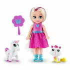 ZURU Sparkle Girlz Lalka Księżniczka 4,7 cala ze zwierzątkami