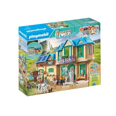 Playmobil Zestaw z figurkami Horses 71351 Ranczo Waterfall