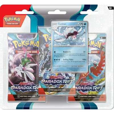 Pokemon TCG Karty Paradox Rift 3pack B. Cetitan