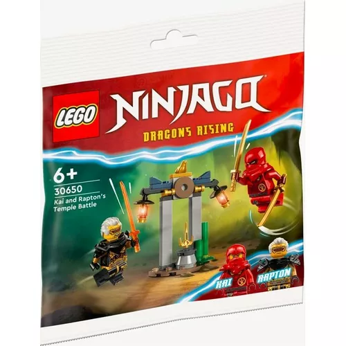 LEGO Klocki Ninjago 30650 Bitwa Kaia i Raptona w świątyni