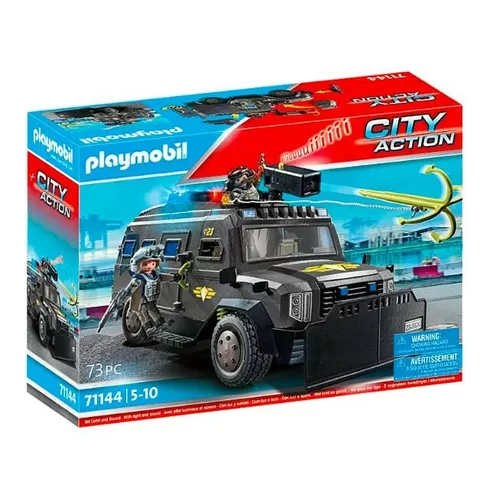 Playmobil Zestaw z pojazdem City Action 71144 Pojazd terenowy jednostki specjalnej