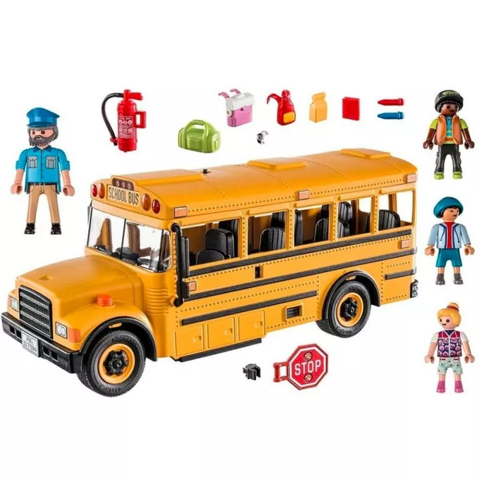 Playmobil Zestaw z figurkami City Life 7098 3 Autobus Szkolny