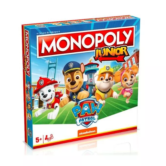 Winning Moves Gra Monopoly Junior Psi Patrol