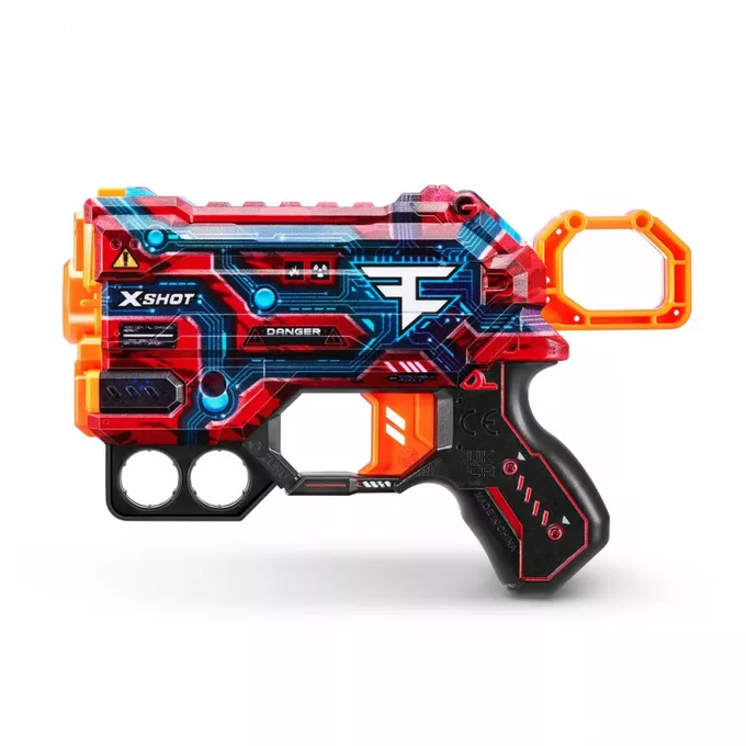 ZURU X-Shot Wyrzutnia Skins Menace Faze 4 strzałki