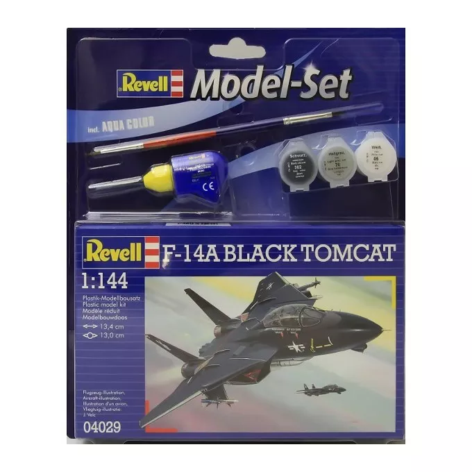 REVELL Model Set F-14 To mcat Black