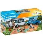 Playmobil Zestaw z figurkami Family Fun 71423 Samochód z przyczepą kempingową