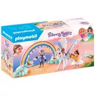 Playmobil Zestaw z figurkami Princess Magic 71361 Niebiański pegaz z tęczą