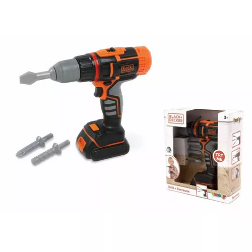 Smoby Wiertarko - wkrętarka elektroniczna Black + Decker