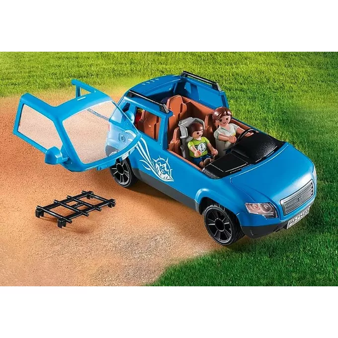 Playmobil Zestaw z figurkami Family Fun 71423 Samochód z przyczepą kempingową