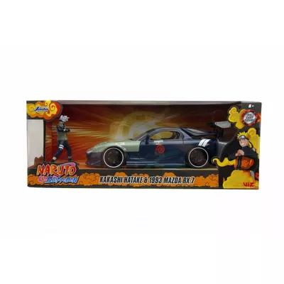 JADA TOYS Pojazd z figurką Naruto 93 Mazda RX-7 1/24