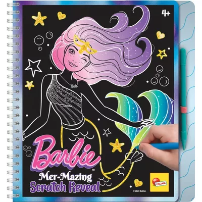 Lisciani Zdrapywanka Sketch Book Mer - Mazing Scratch Reveal Barbie