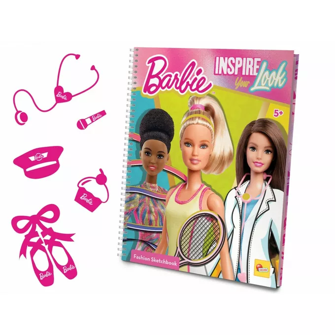 Lisciani Szkicownik Barbie Sketch book Inspire Your Look