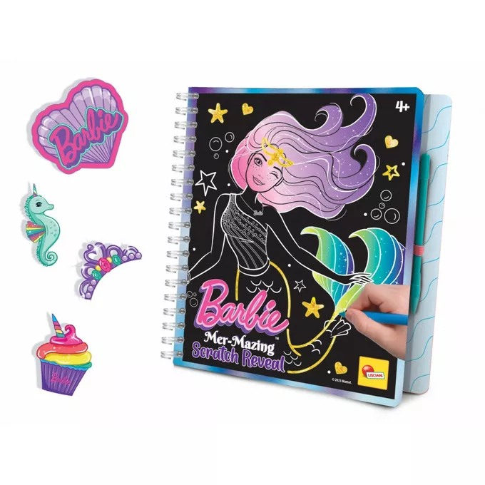 Lisciani Zdrapywanka Sketch Book Mer - Mazing Scratch Reveal Barbie