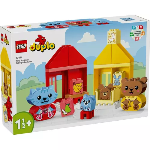 LEGO Klocki DUPLO 10414 Codzienne czynności: jedzenie i pora snu