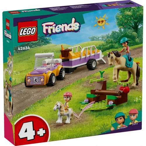 LEGO Klocki Friends 42634 Przyczepka dla konia i kucyka