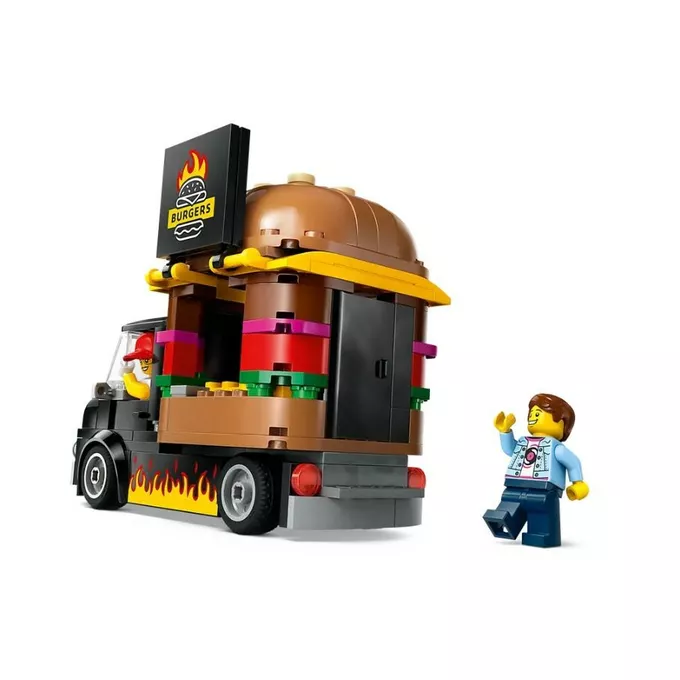 LEGO Klocki City 60404 Ciężarowka z burgerami