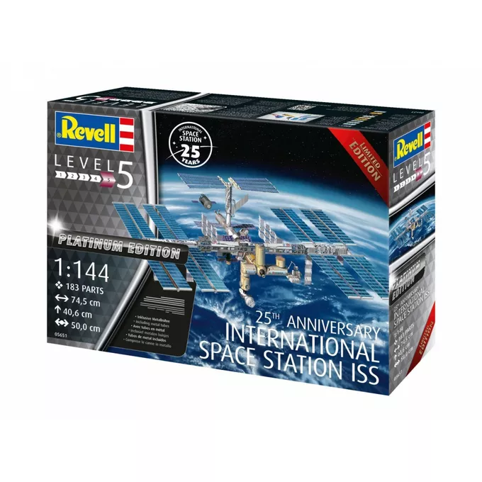 Revell Model plastikowy Zestaw upominkowy 25 rocznica International Space Station ISS  1/144