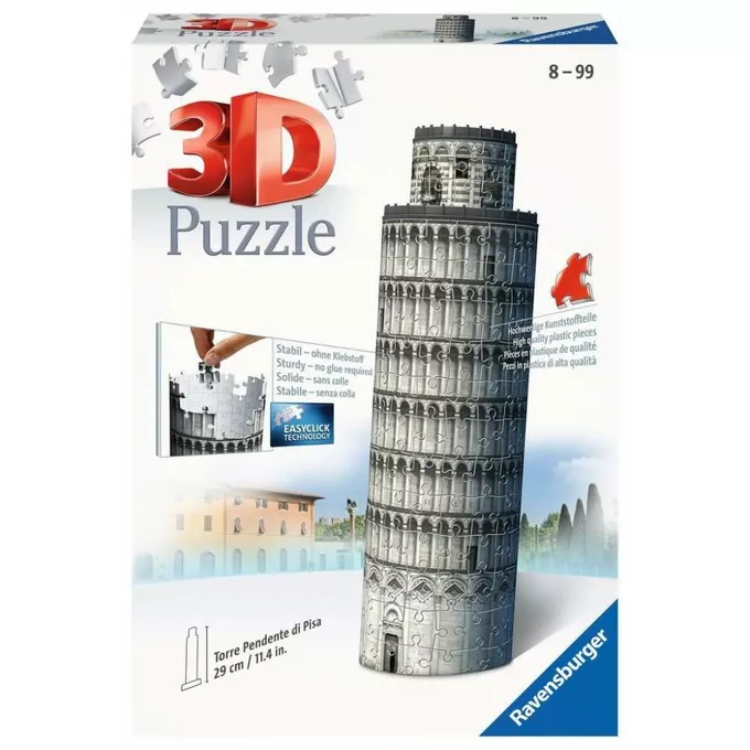 Ravensburger Polska Puzzle 3D Budynki Krzywa Wieza w Pizie