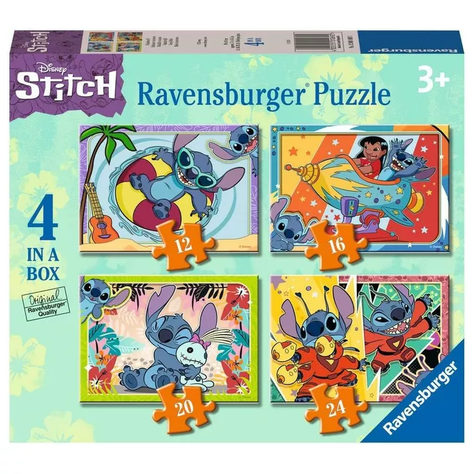 Ravensburger Polska Puzzle 4w1 Disney Stitch