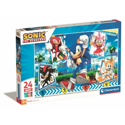 Clementoni Puzzle 24 elementy Maxi Sonic