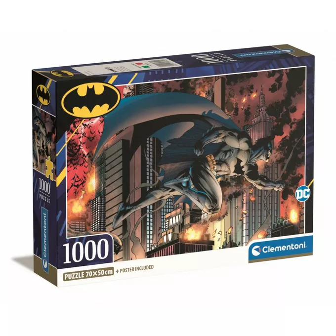 Clementoni Puzzle 1000 elementów Compact Batman