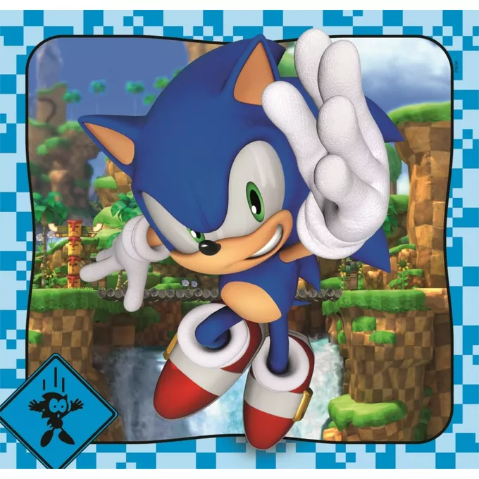 Clementoni Puzzle 3x48 elementów Sonic