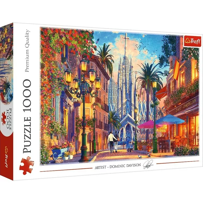 Trefl Puzzle 1000 elementów Barcelona Hiszpania