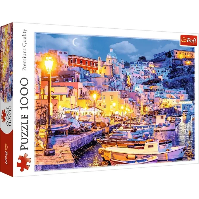 Trefl Puzzle 1000 elementów Wyspa Procida nocą Włochy