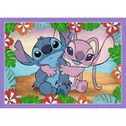 Trefl Puzzle 4w1 Szalony dzień Lilo i Stitch