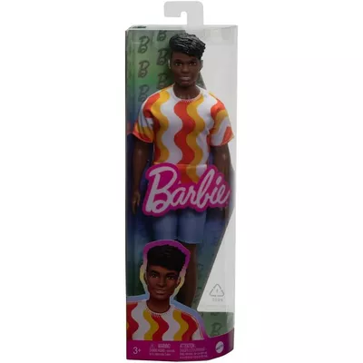 Mattel Lalka Barbie Stylowy Ken, masywna sylwetka, aparat słuchowy