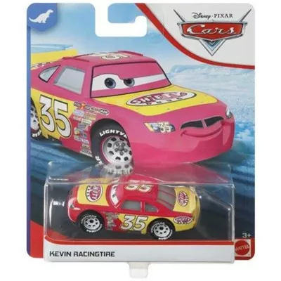 Mattel Samochodzik Auta Kevin Racingtire