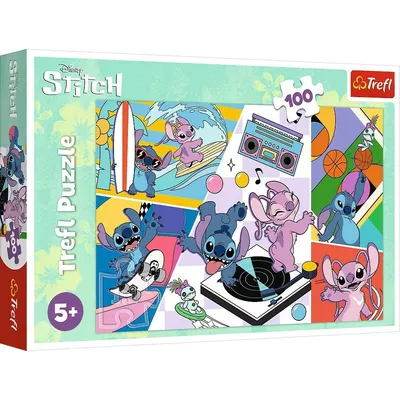 Trefl Puzzle 100 elementów Wspomnienia Lilo i Stitch