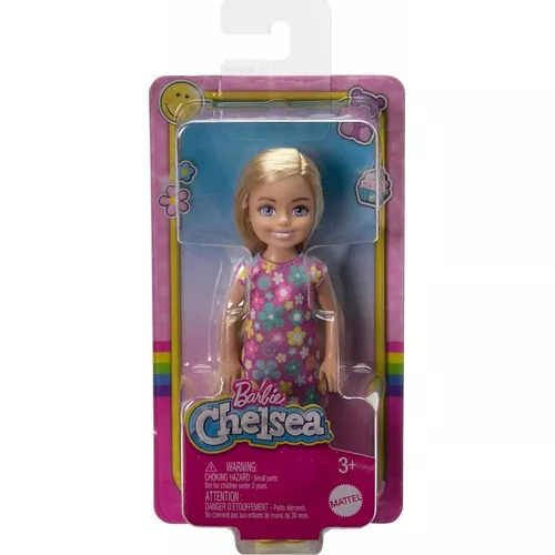 Mattel Lalka Barbie Chelsea sukienka w kwiatki