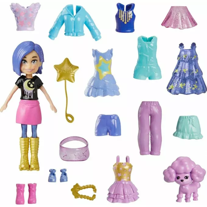 Mattel Figurka Polly Pocket Zestaw Modowy przebieranki HKV93