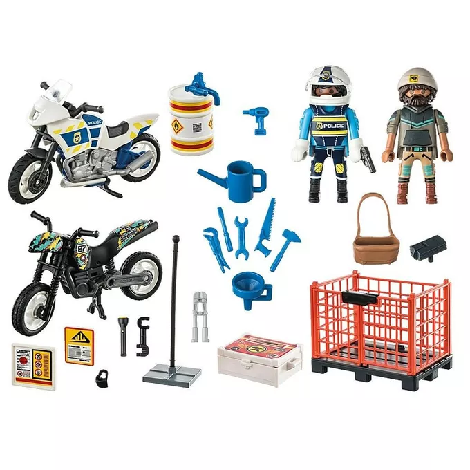 Playmobil Zestaw z figurkami City Action 71381 Starter Pack Policja