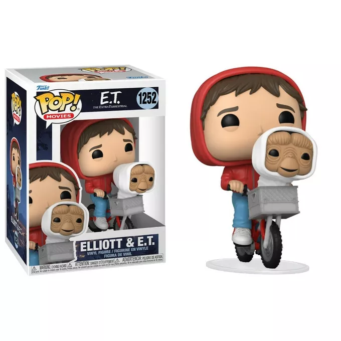 Tm Toys Figurka Funko Pop Movies Elliot z ET w koszu rowerowym