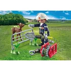 Playmobil Zestaw figurek Action Heroes 71467 Straż pożarna - Ratowanie zwierząt