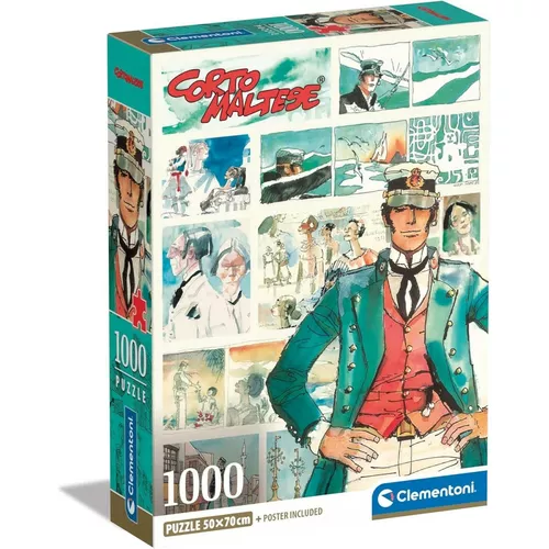 Clementoni Puzzle 1000 elementów Compact Corto Maltese