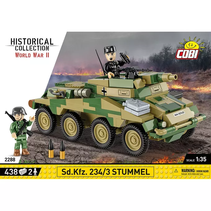 Cobi Klocki Klocki Historical Collection Sd.Kfz. 234/3 Stummel