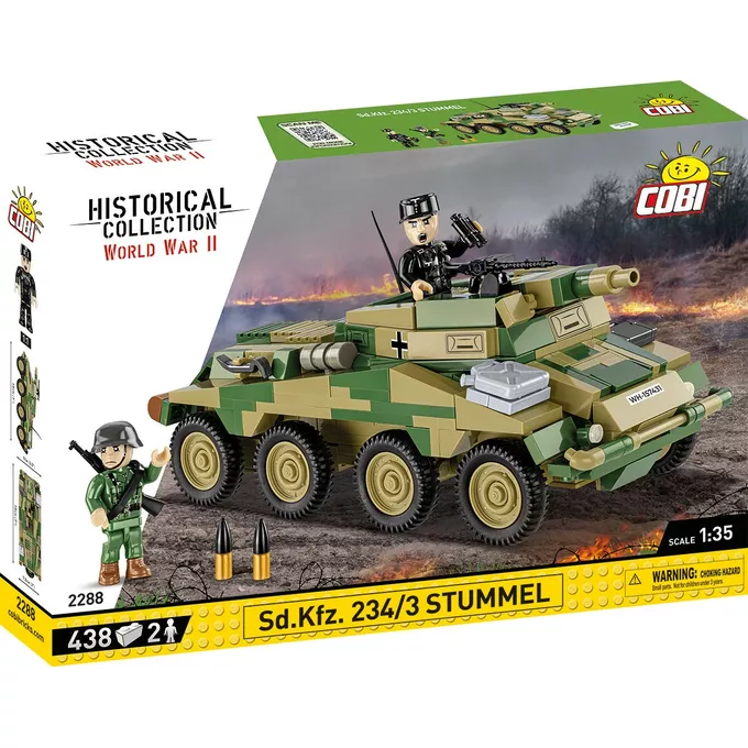 Cobi Klocki Klocki Historical Collection Sd.Kfz. 234/3 Stummel