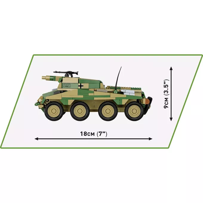 Cobi Klocki Klocki Historical Collection Sd.Kfz. 234/3 Stummel