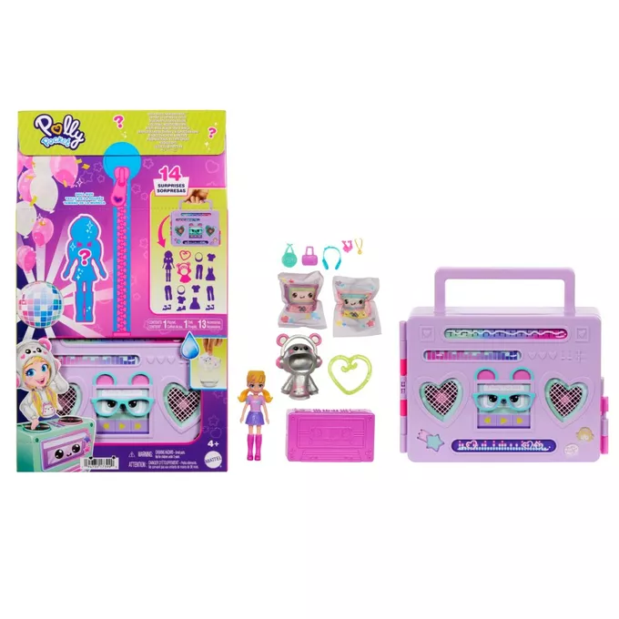 Mattel Zestaw Polly Pocket Imprezowa Moda z niespodzianką