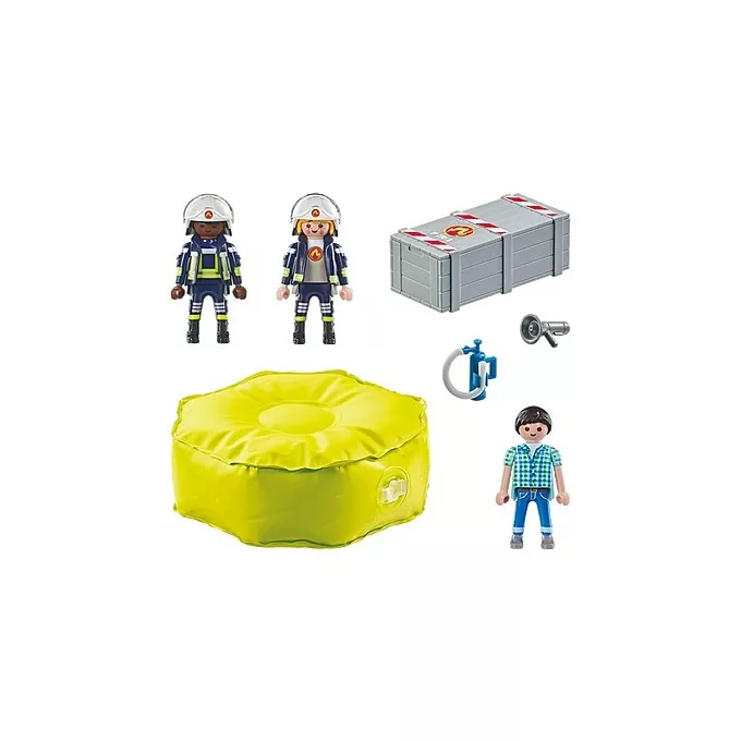 Playmobil Zestaw figurek Action Heroes 71465 Strażacy z poduszką powietrzną